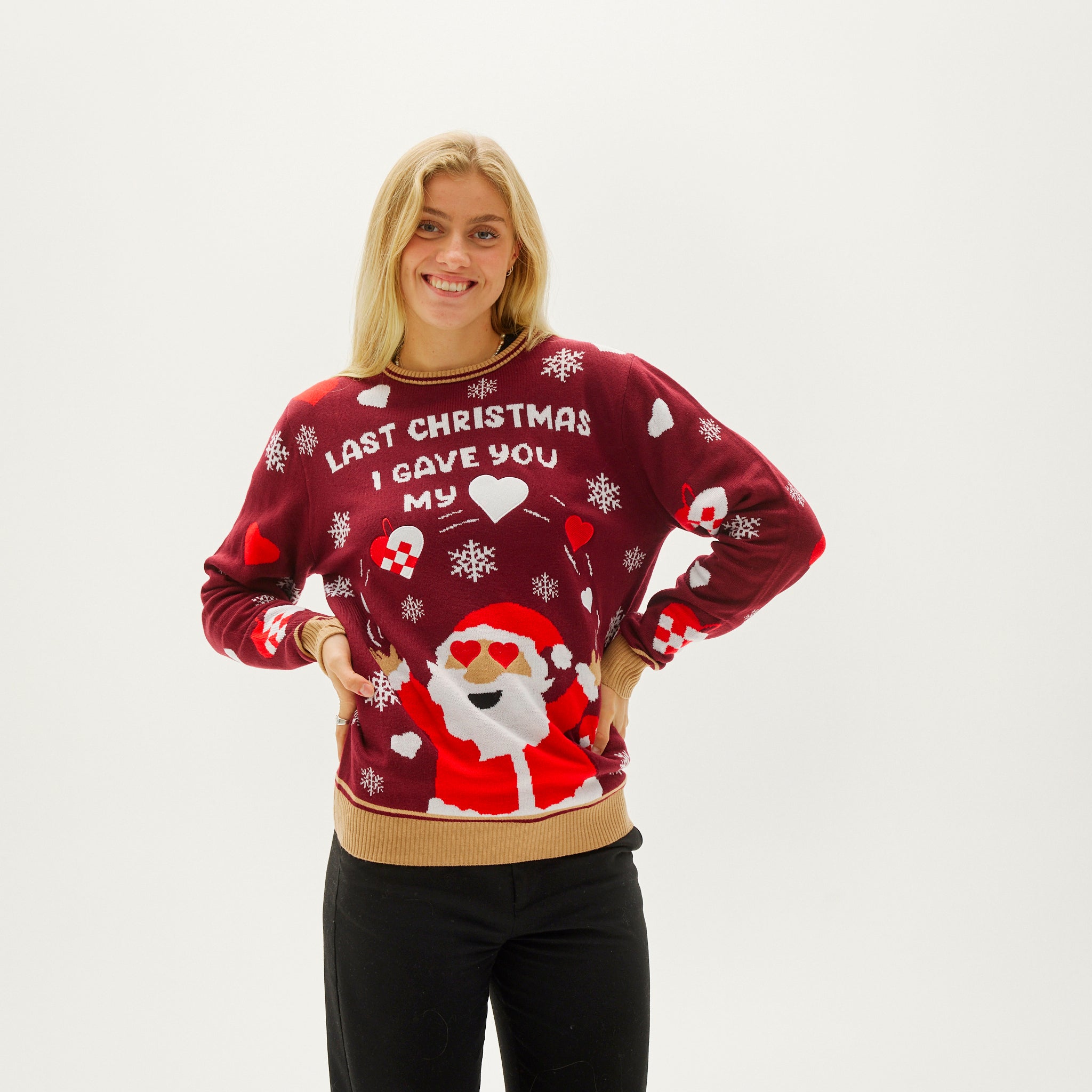 The Christmas Heart Sweater - Donna
